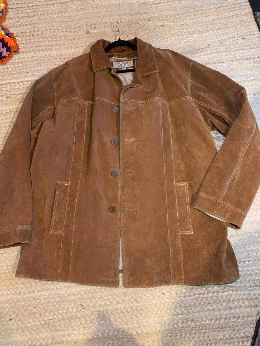 Like New VintageWilson’s Leather M. Julian Suede Button-Front Car Coat